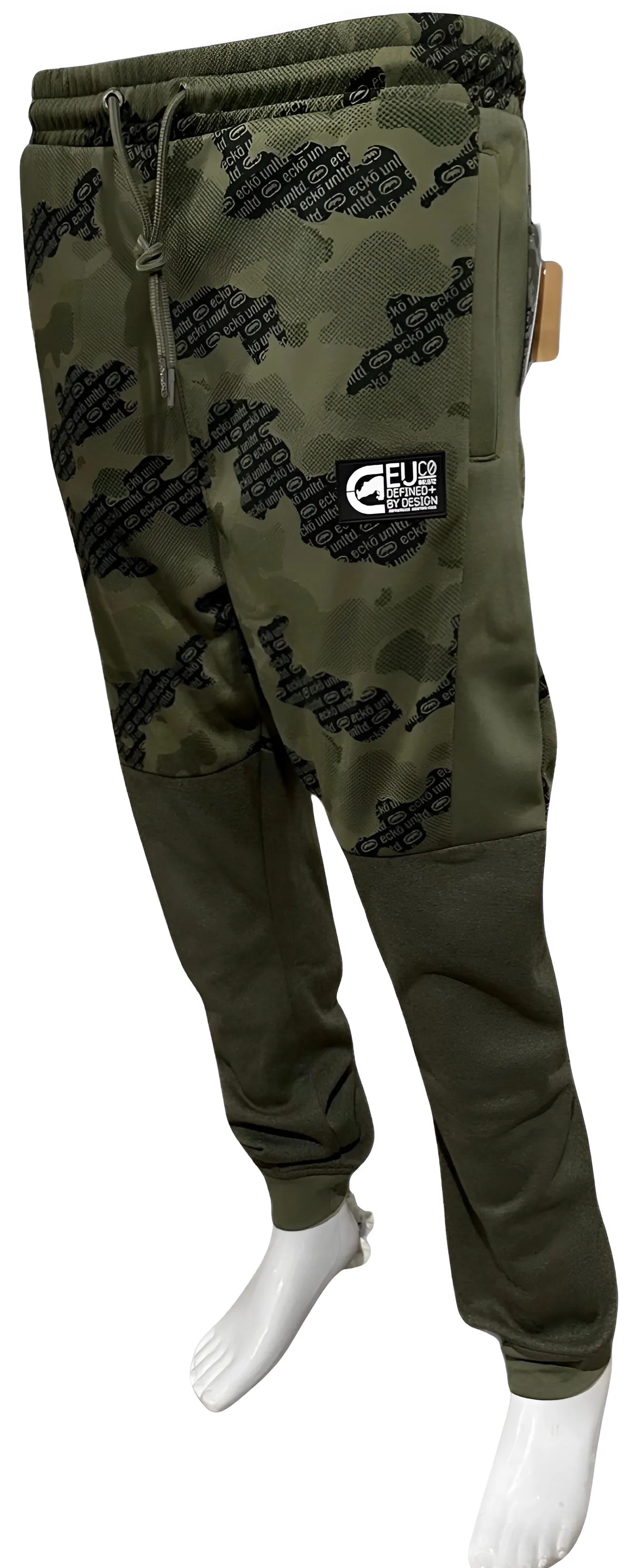 ^ECKO UNLIMITED^ ~CAMO~ POLYESTER JOGGER SWEATPANTS