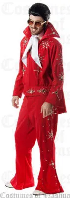 Elvis Costume / Professional Elvis Jumpsuit with Cape and Belt / Superior Quality