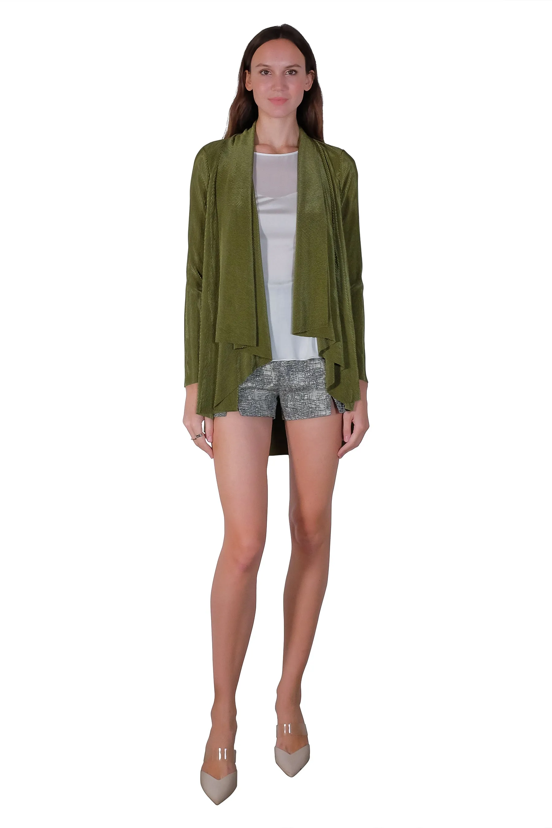 Emmi Long Cardigan 3.0 in Olive