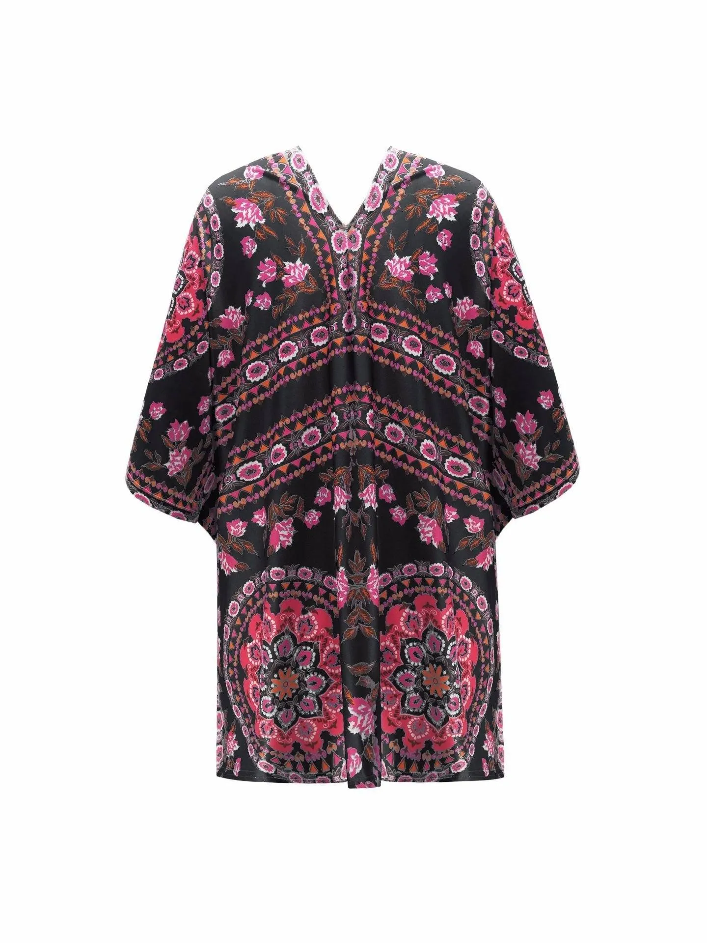 Ethnic Irregular Short Cardigan