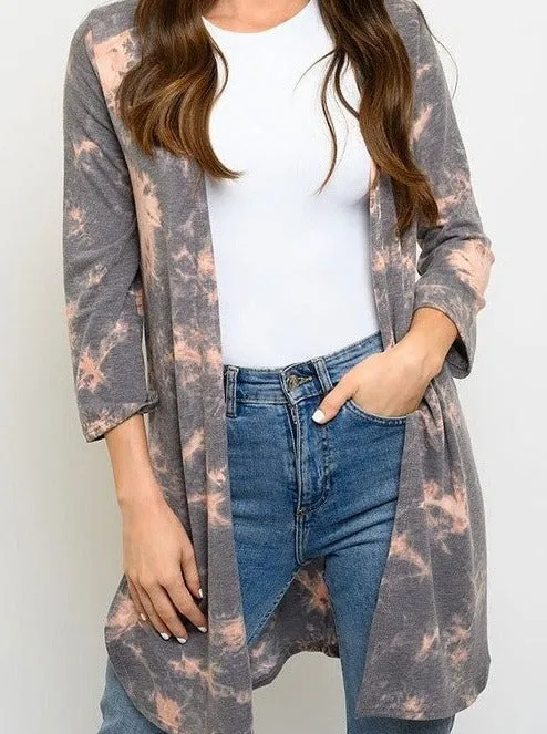 Exposure Tie Dye Long Kimono