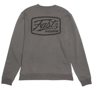 Fasthouse Carrera Crew Neck Pullover Charcoal Medium