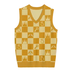 Fearless Checkered Knit Vest