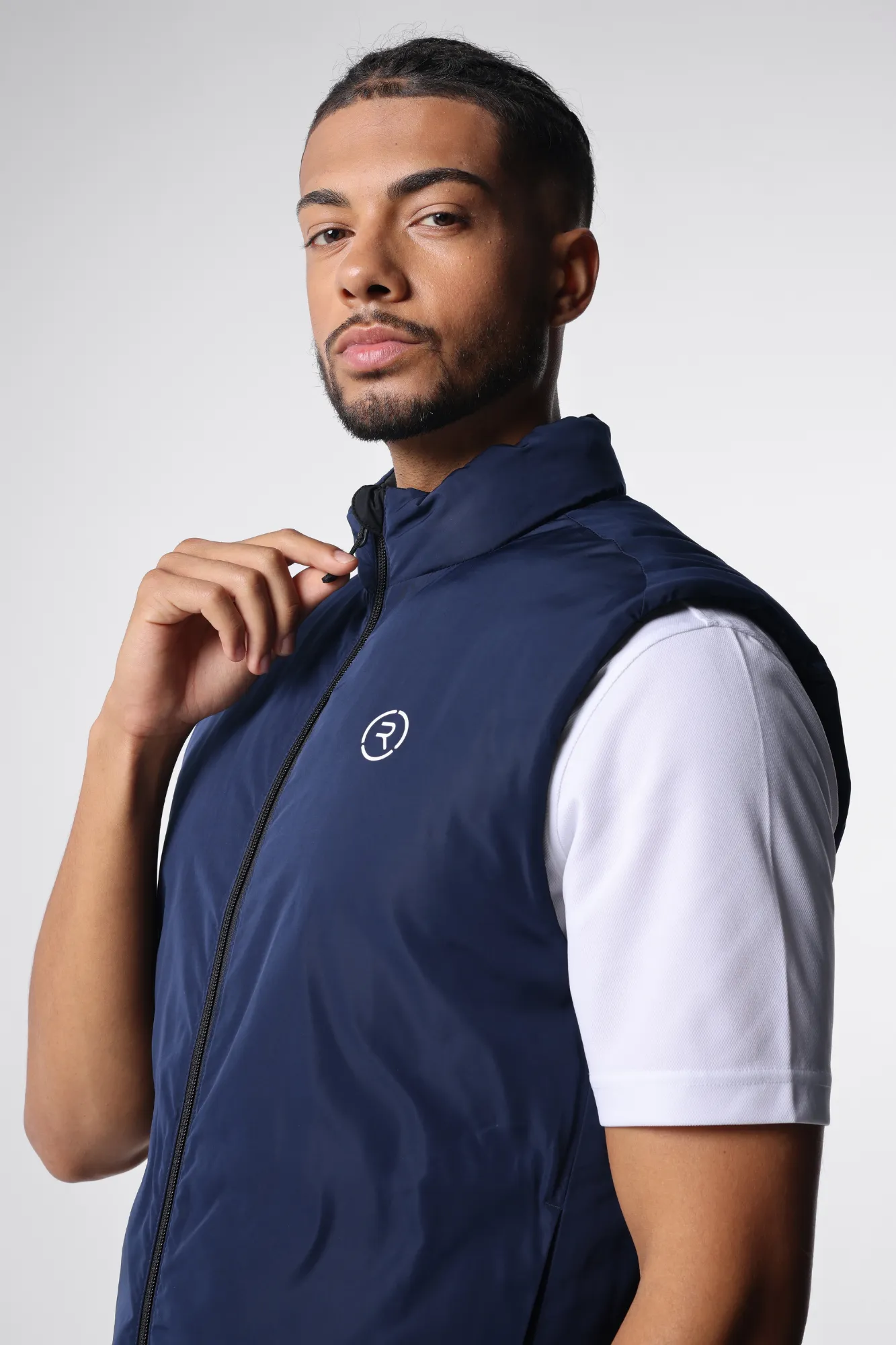 Flint Reversible Gilet Black/True Navy