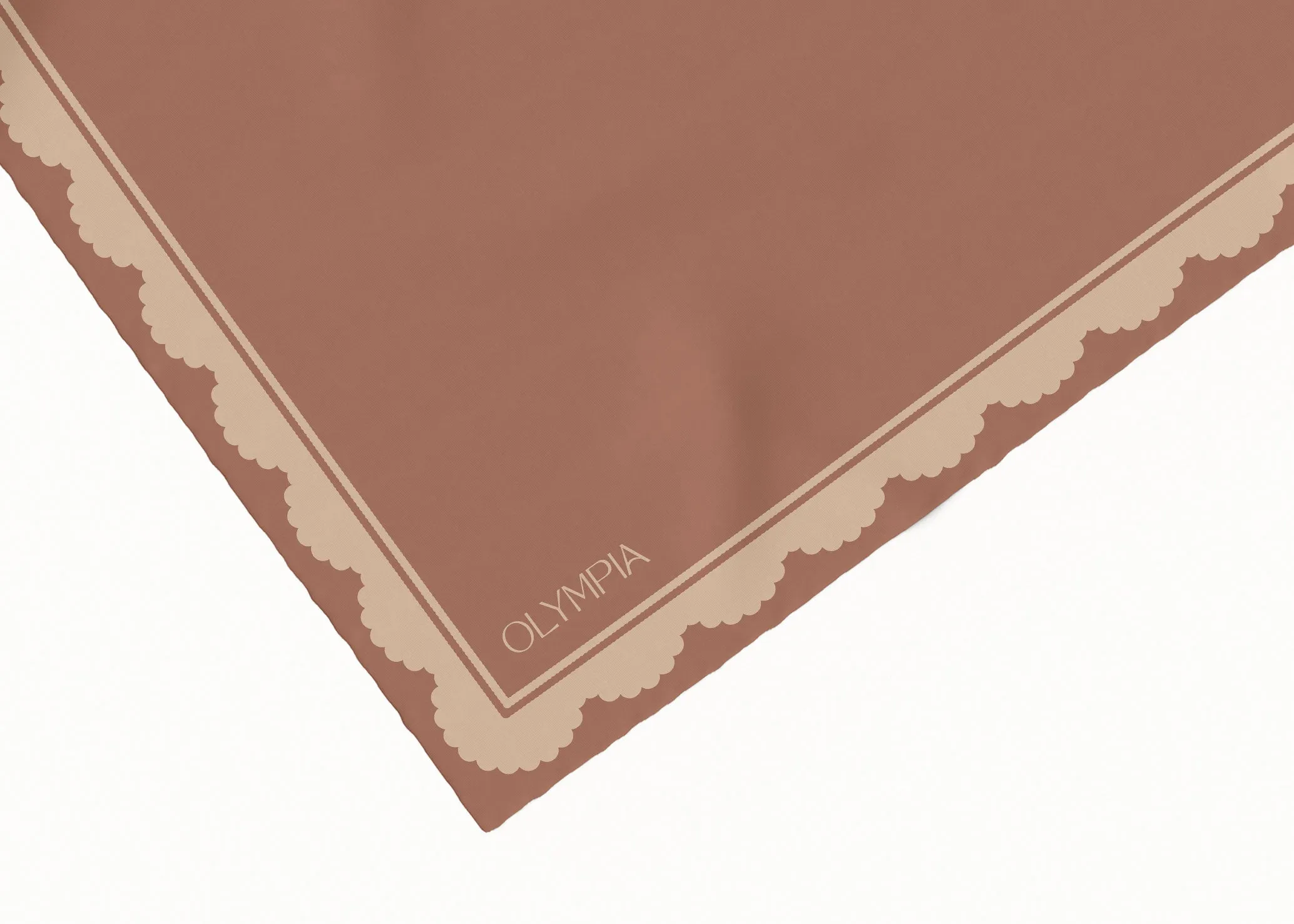 Florence Soft Clove Silk Cotton Scarf - 54x54cm