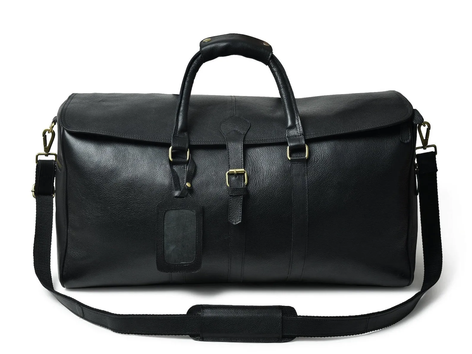 Full Grain Leather Duffle Travel Bag