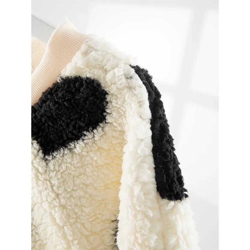 Funki Buys | Sweaters | Women's Plush  Fuzzy Heart Pullover