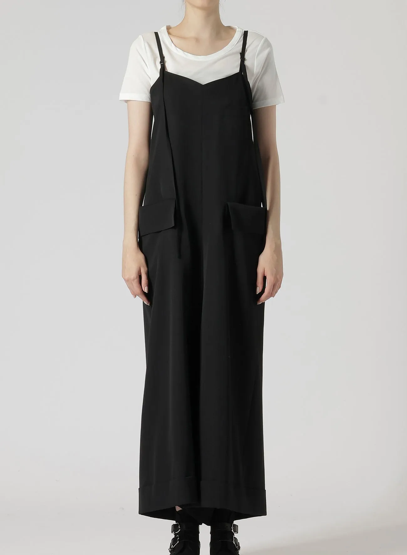 GABARDINE R-CAMISOLE OVERALL