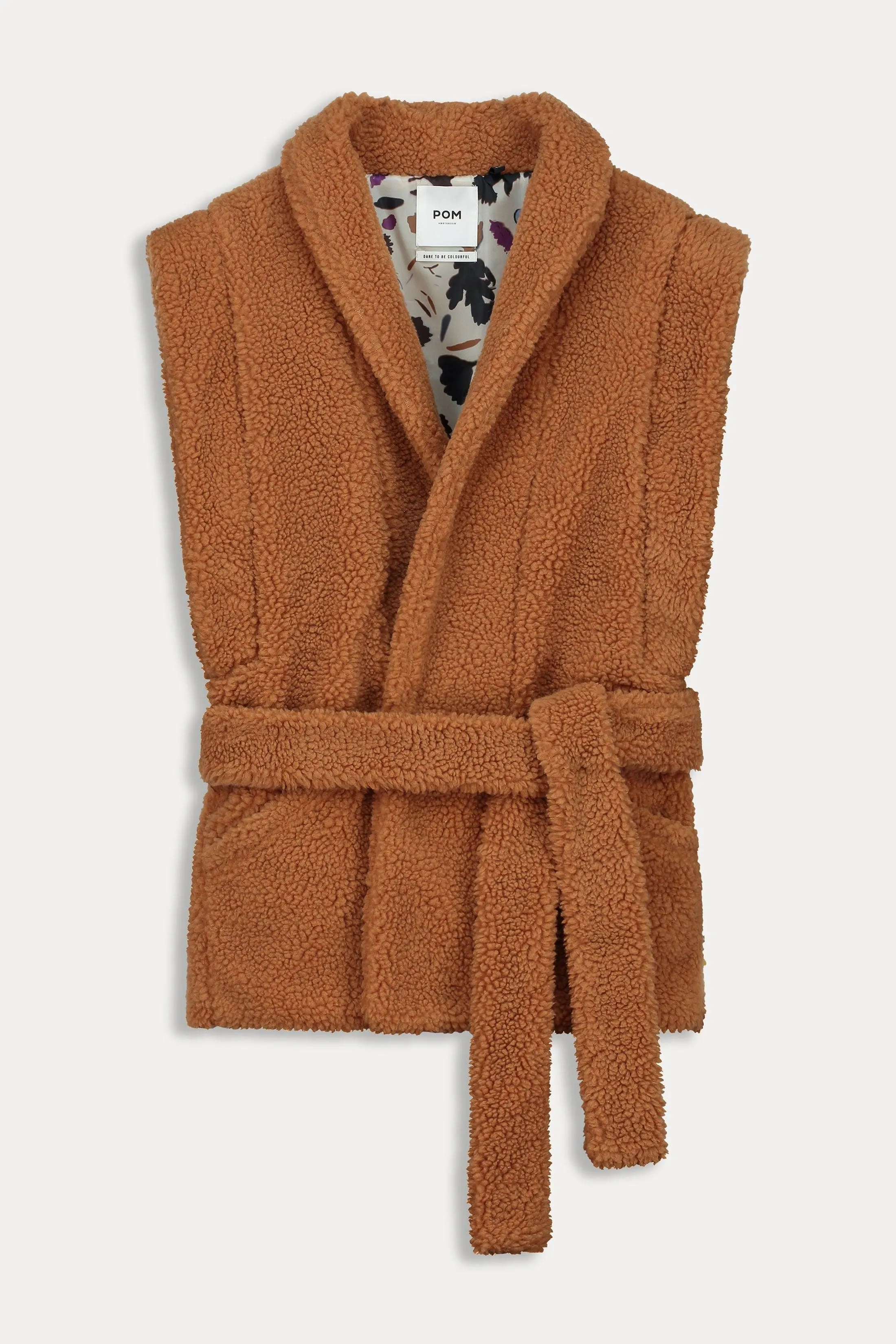 GILET - Teddy Sugar Brown