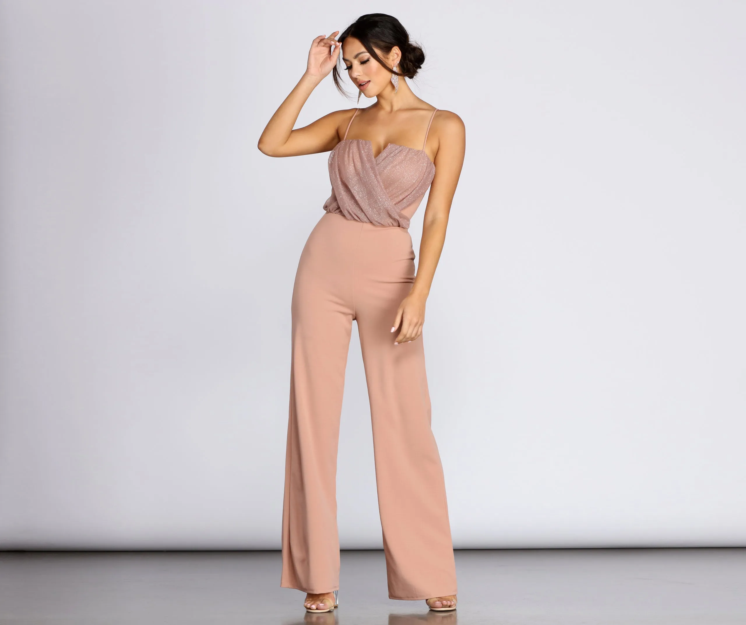 Glow Goddess Glitter Jumpsuit