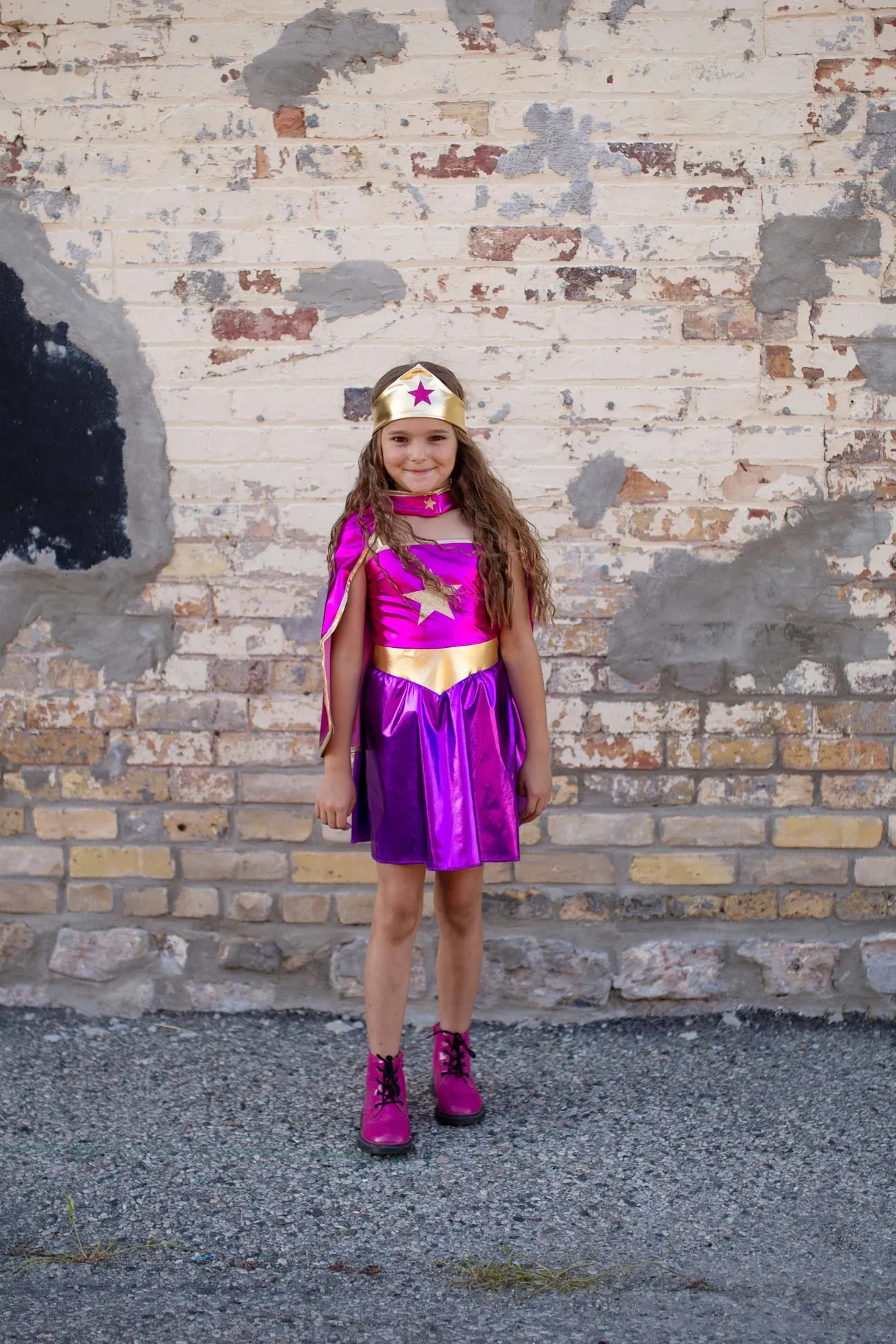 Great Pretenders Superhero Star Dress, Cape & Headpiece