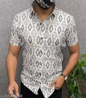 HALF SLEEVE PRINTED SHIRT FOR MEN GV 504