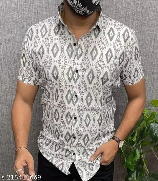 HALF SLEEVE PRINTED SHIRT FOR MEN GV 504