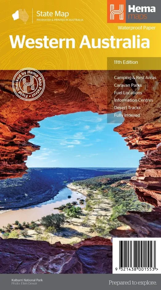 Hema Maps Western Australia State Map