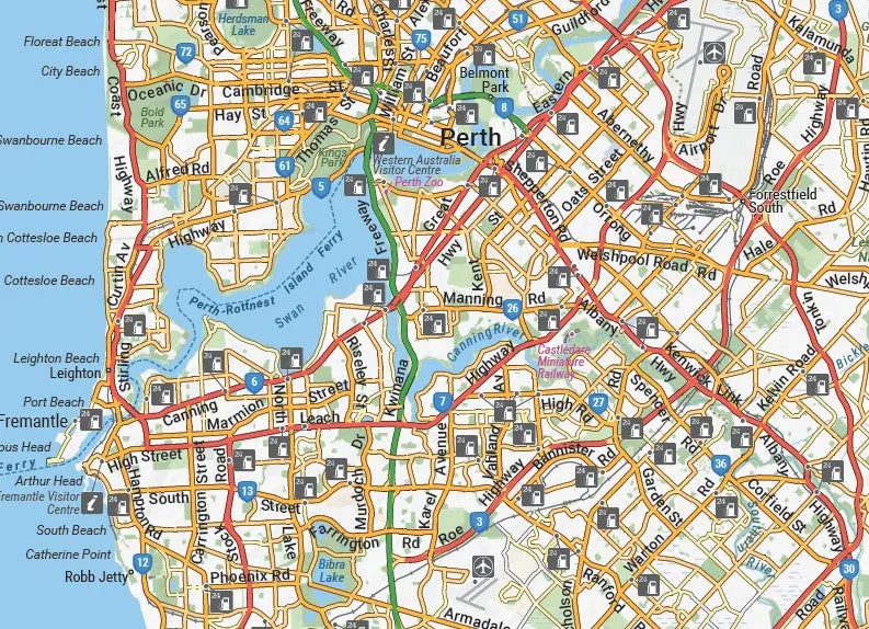 Hema Maps Western Australia State Map