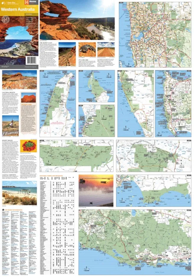 Hema Maps Western Australia State Map