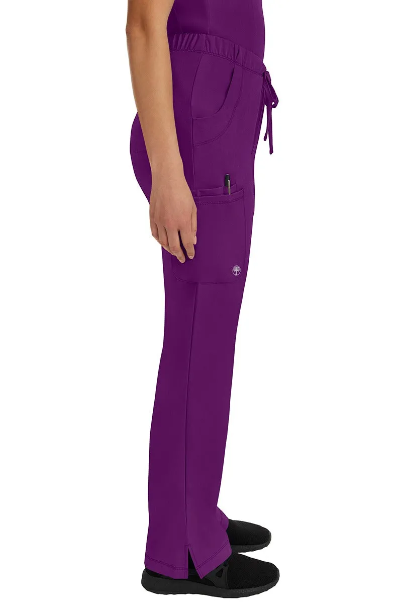 HH-Works Women's Rebecca Multi-Pocket Drawstring Pant | Eggplant