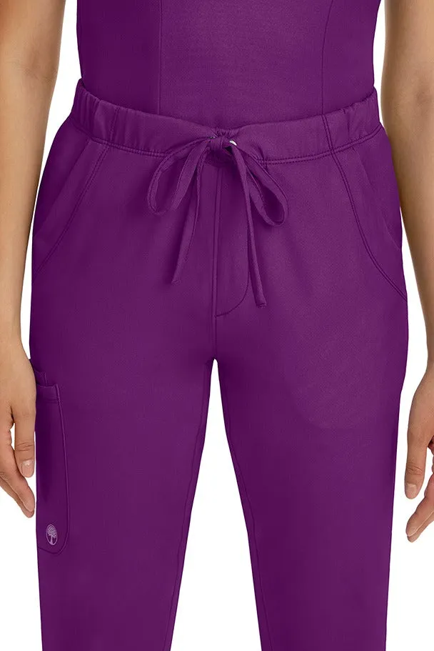 HH-Works Women's Rebecca Multi-Pocket Drawstring Pant | Eggplant