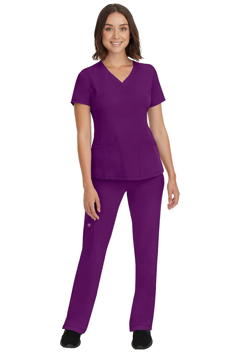 HH-Works Women's Rebecca Multi-Pocket Drawstring Pant | Eggplant