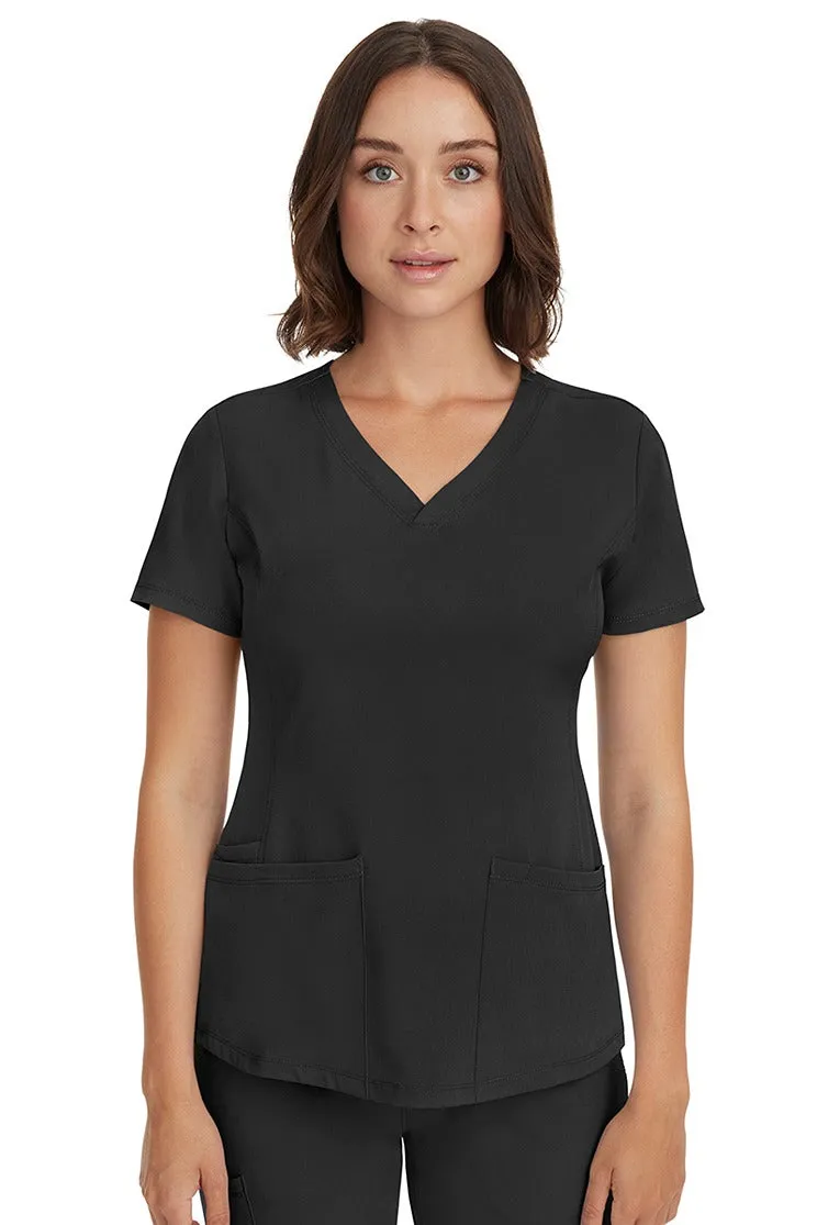 HH Works Women's Scrub Set Monica Top & Rebecca Pant | Black