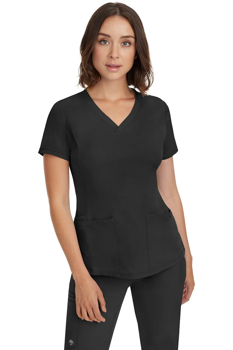 HH Works Women's Scrub Set Monica Top & Rebecca Pant | Black