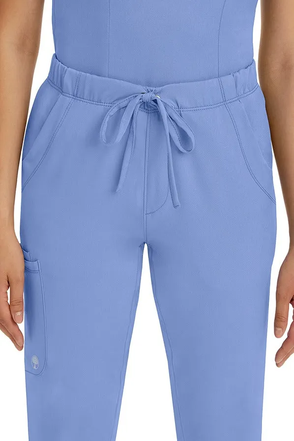 HH Works Women's Scrub Set Monica Top & Rebecca Pant | Ceil Blue