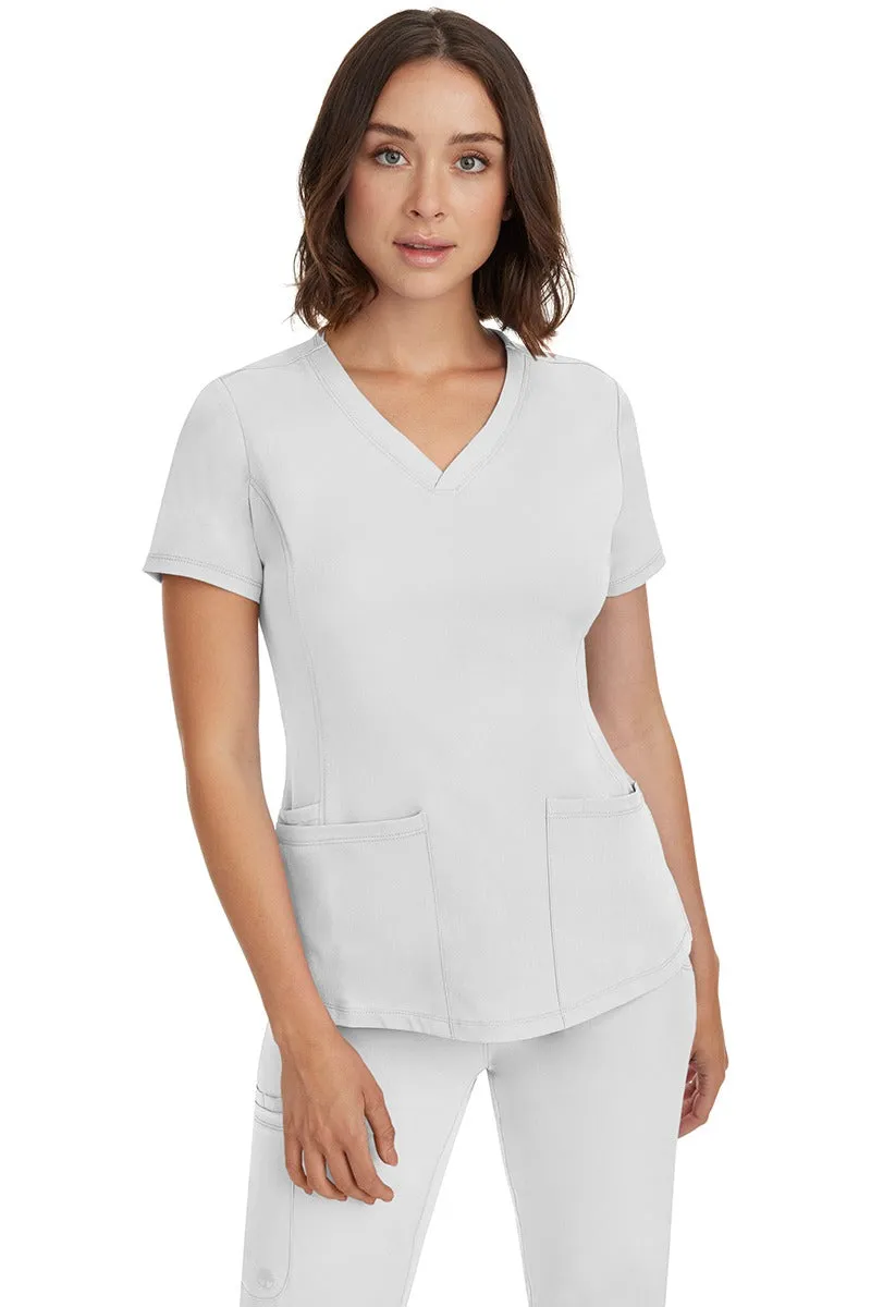 HH Works Women's Scrub Set Monica Top & Rebecca Pant | White