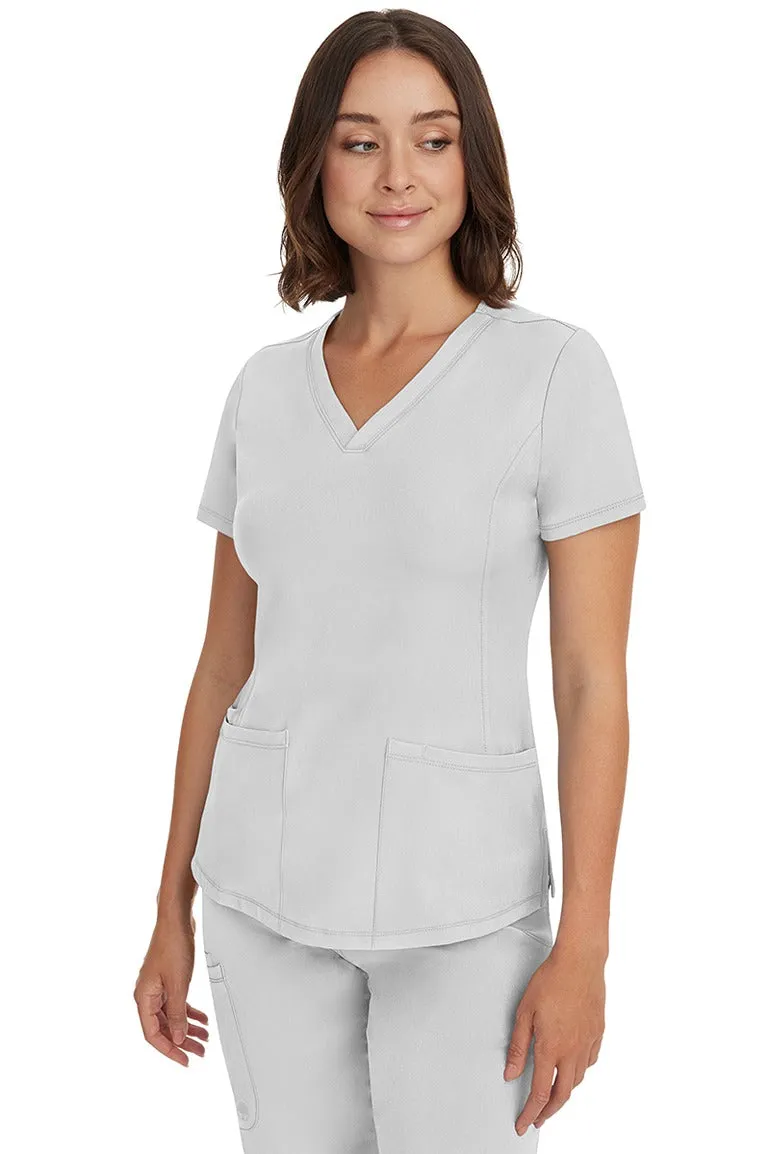 HH Works Women's Scrub Set Monica Top & Rebecca Pant | White