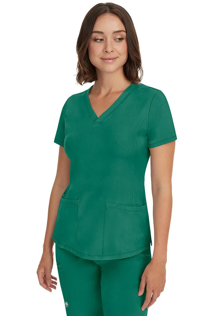 HH Works Women's Scrub Set Monica Top & Tall Rebecca Pant | Hunter