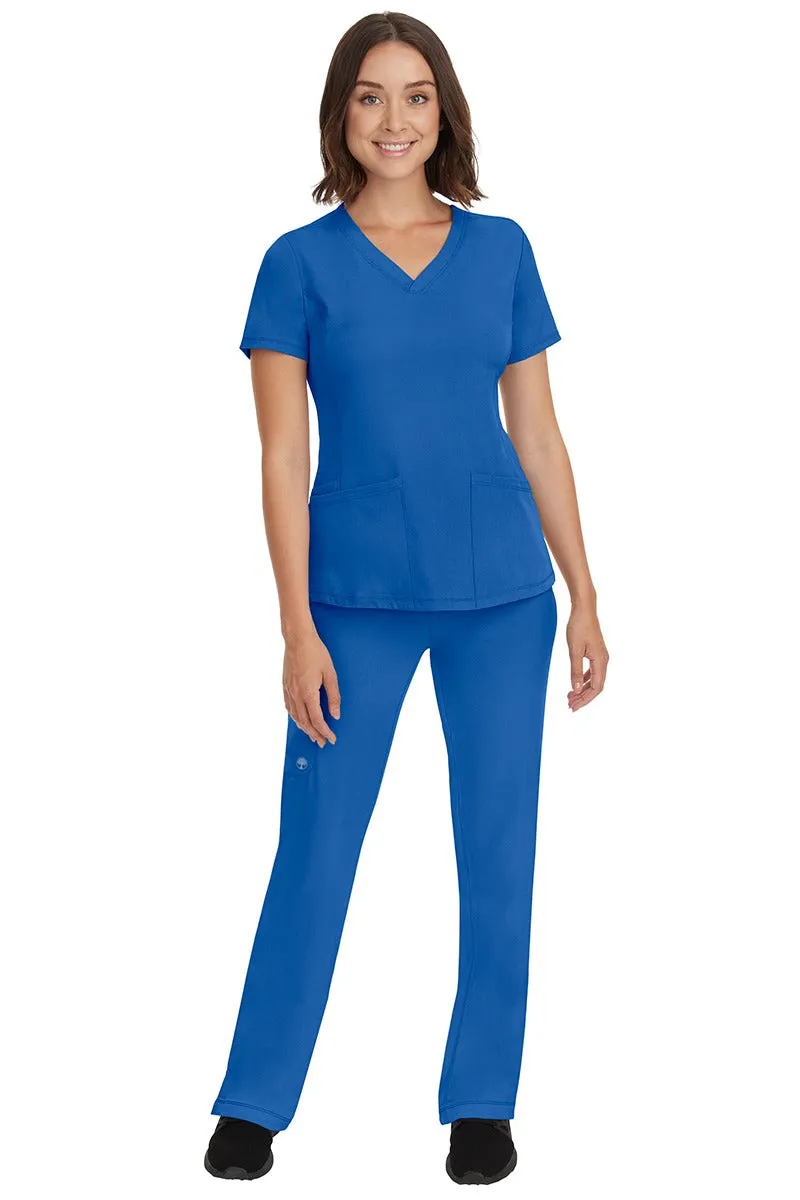 HH Works Women's Scrub Set Monica Top & Tall Rebecca Pant | Royal Blue