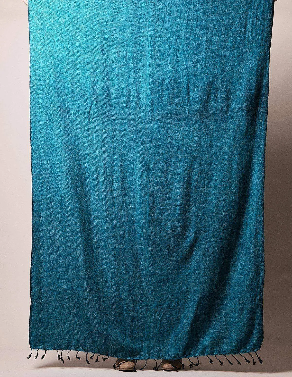 Himalayan Yak Wool Large Wrap - Teal