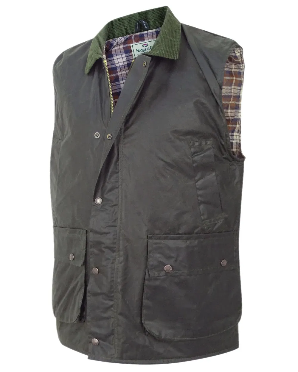 Hoggs of Fife Waxed Waistcoat