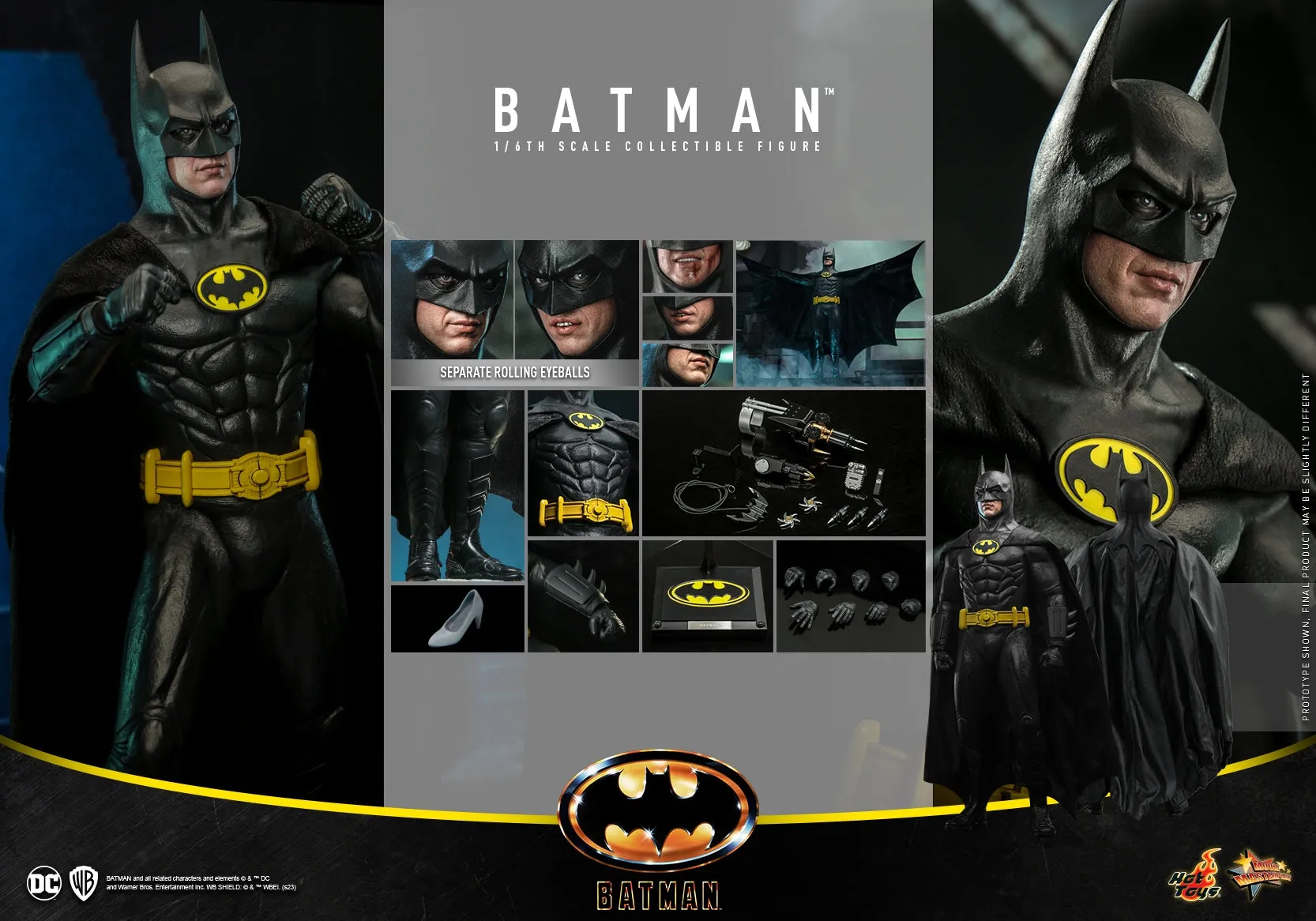 Hot Toys - MMS692 - Batman (1989) - 1/6th scale Batman Collectible Figure