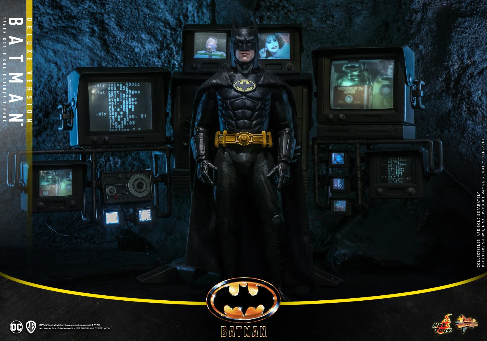 Hot Toys - MMS693 - Batman (1989) - 1/6th scale Batman Collectible Figure [Deluxe Version]