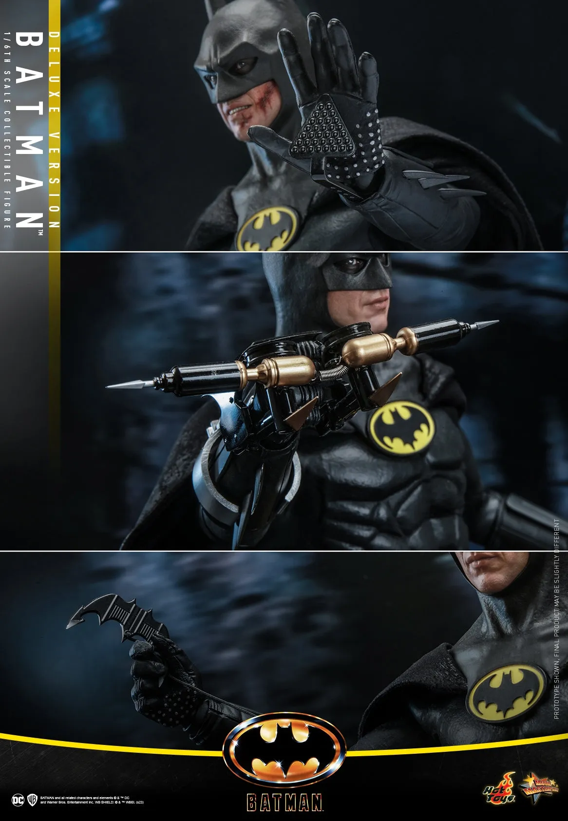 Hot Toys - MMS693 - Batman (1989) - 1/6th scale Batman Collectible Figure [Deluxe Version]