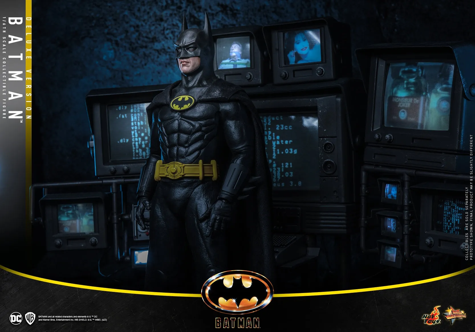 Hot Toys - MMS693 - Batman (1989) - 1/6th scale Batman Collectible Figure [Deluxe Version]