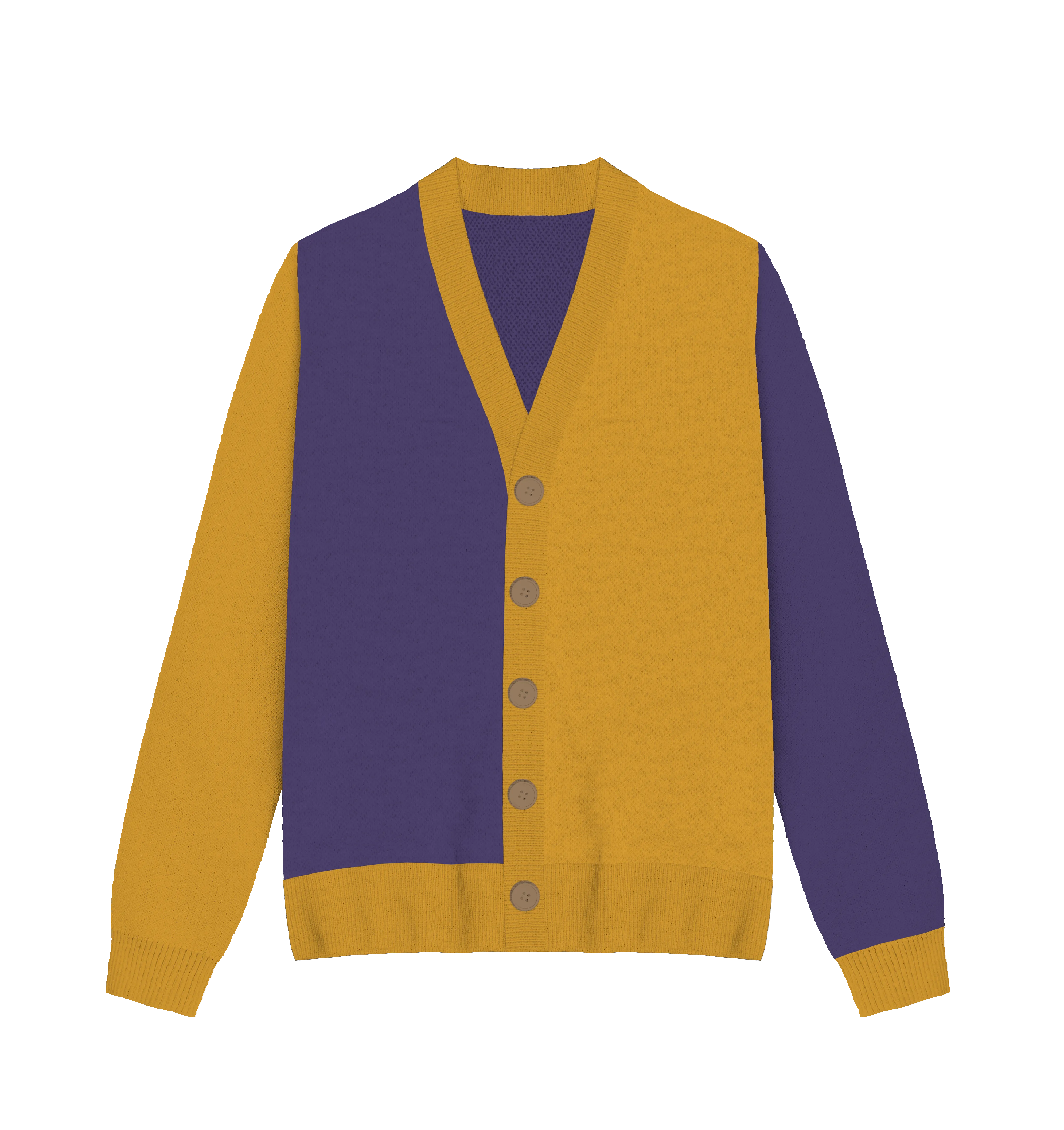 Intersex Colorblock Knit Cardigan