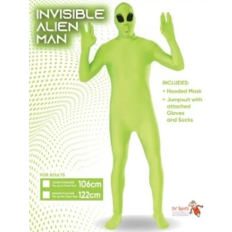 Invisible Alien Mens Suit