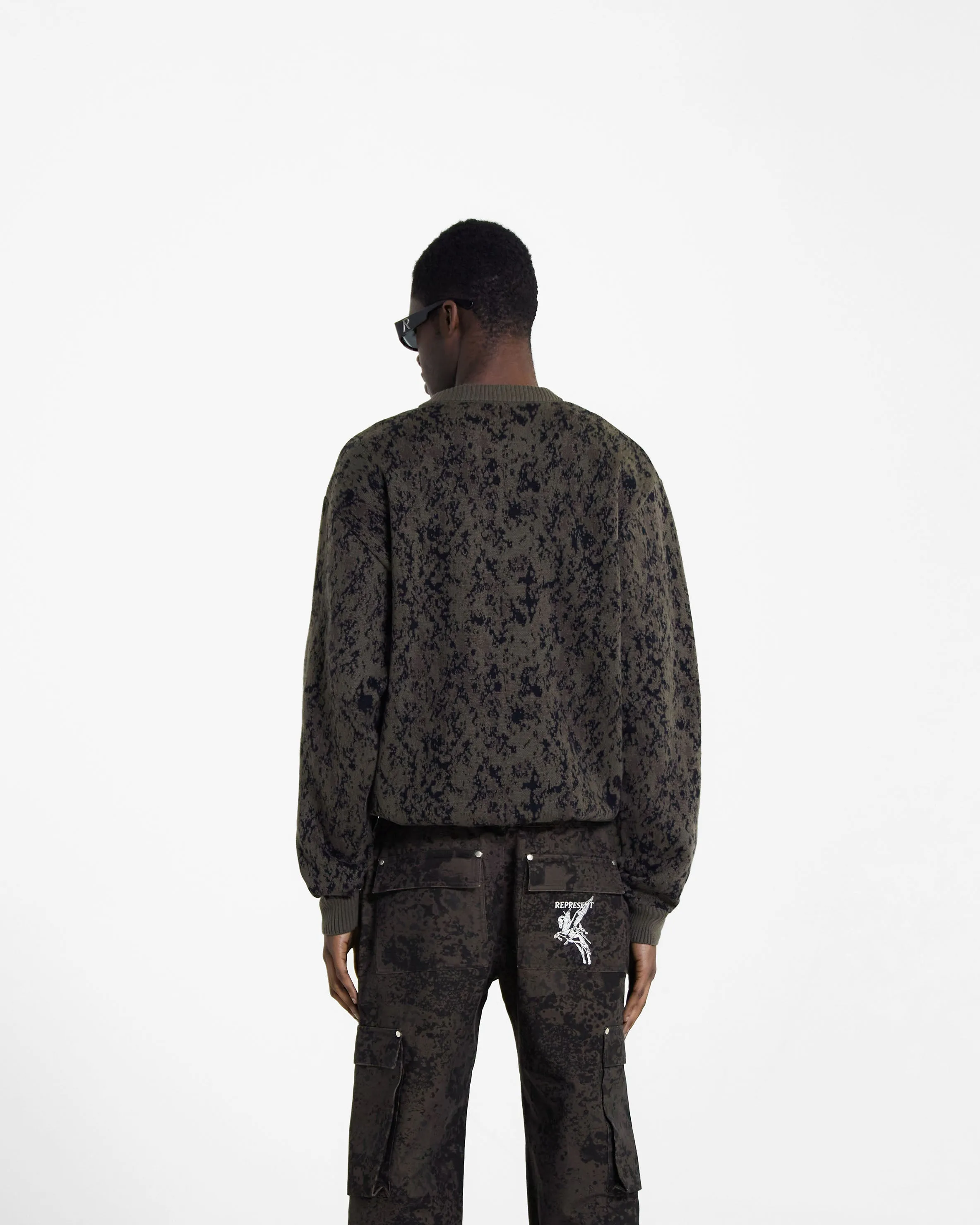 Jacquard Sweater - Camo