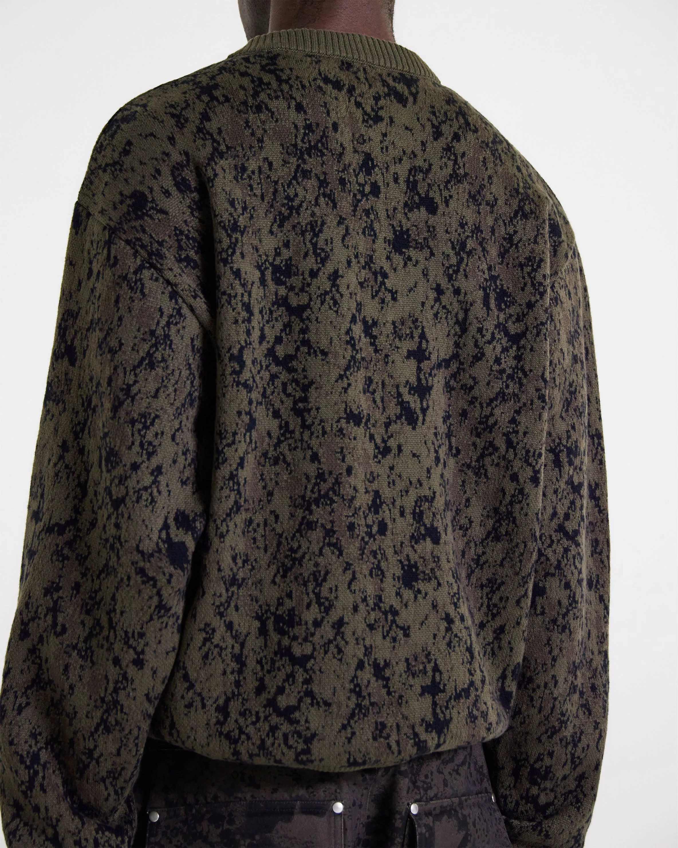 Jacquard Sweater - Camo