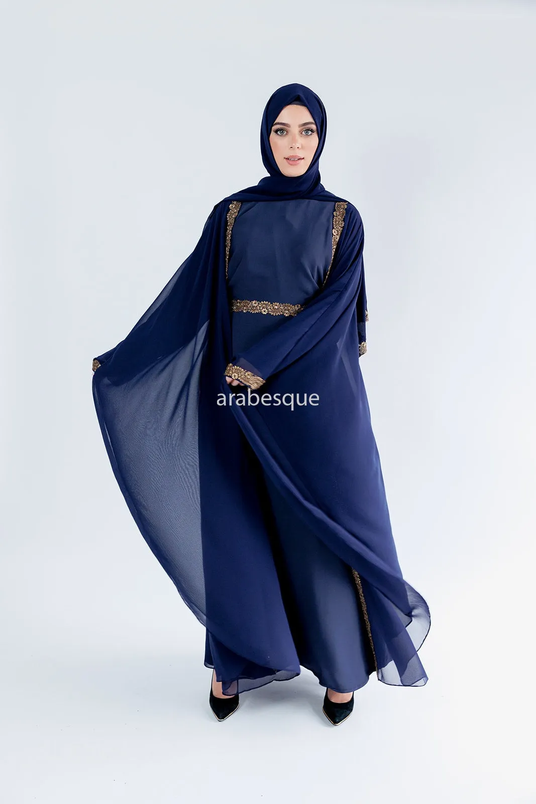 Jana Navy Abaya