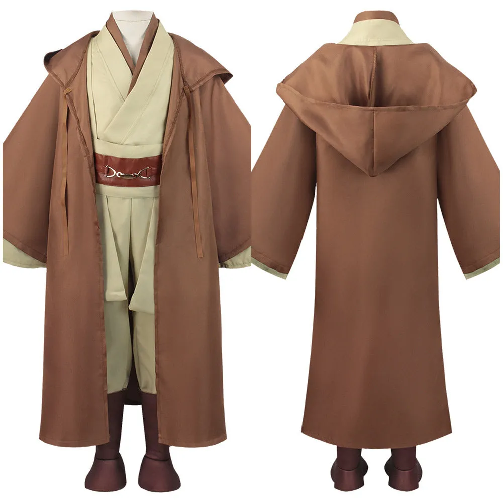 Jedi Knight Kids Children Brown Outfits Party Carnival Halloween Cosplay Costume