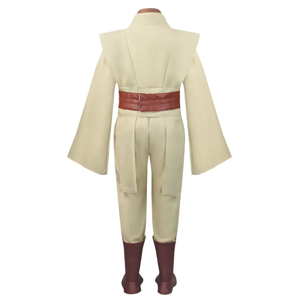 Jedi Knight Kids Children Brown Outfits Party Carnival Halloween Cosplay Costume