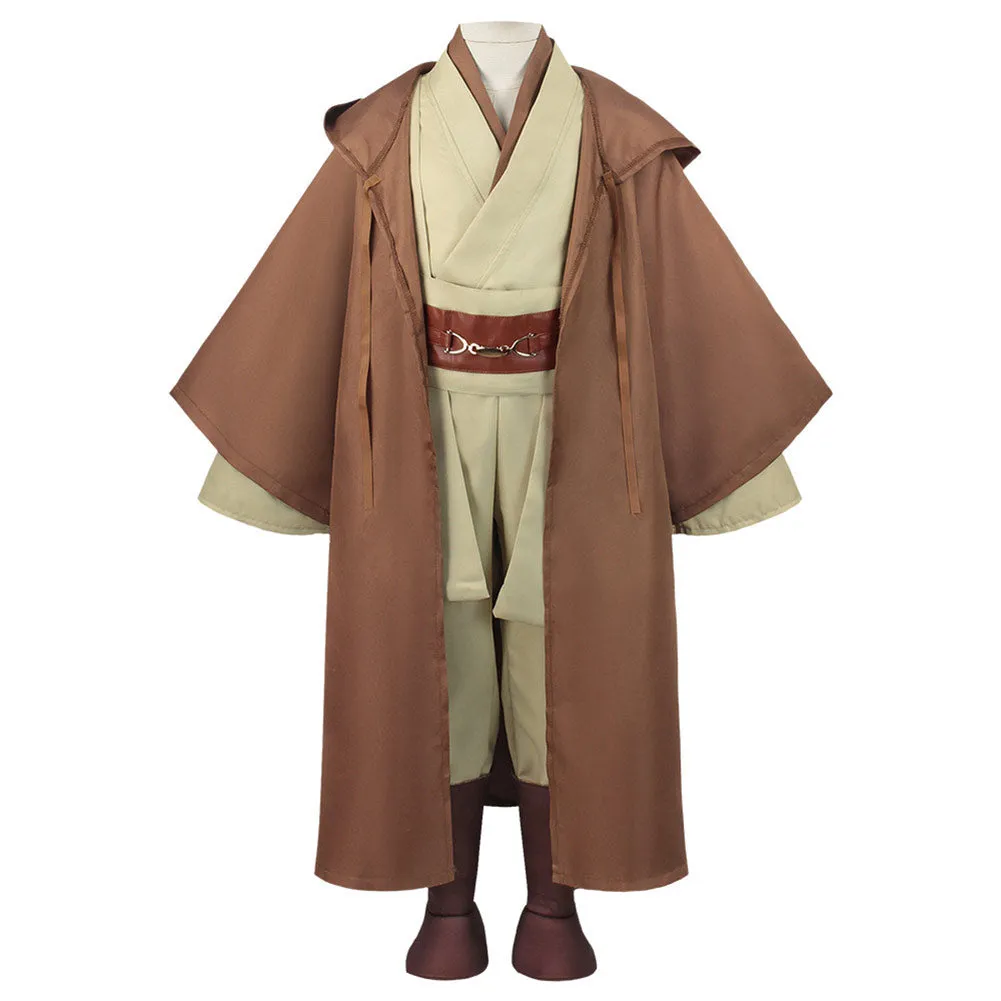 Jedi Knight Kids Children Brown Outfits Party Carnival Halloween Cosplay Costume