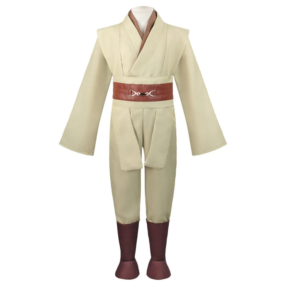 Jedi Knight Kids Children Brown Outfits Party Carnival Halloween Cosplay Costume