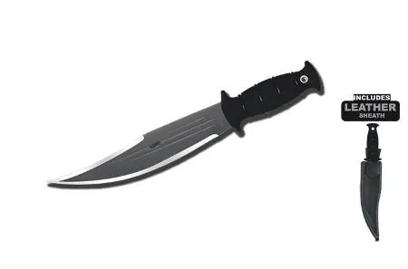 Jungle Bowie UltraBlac w- Leather Sheath