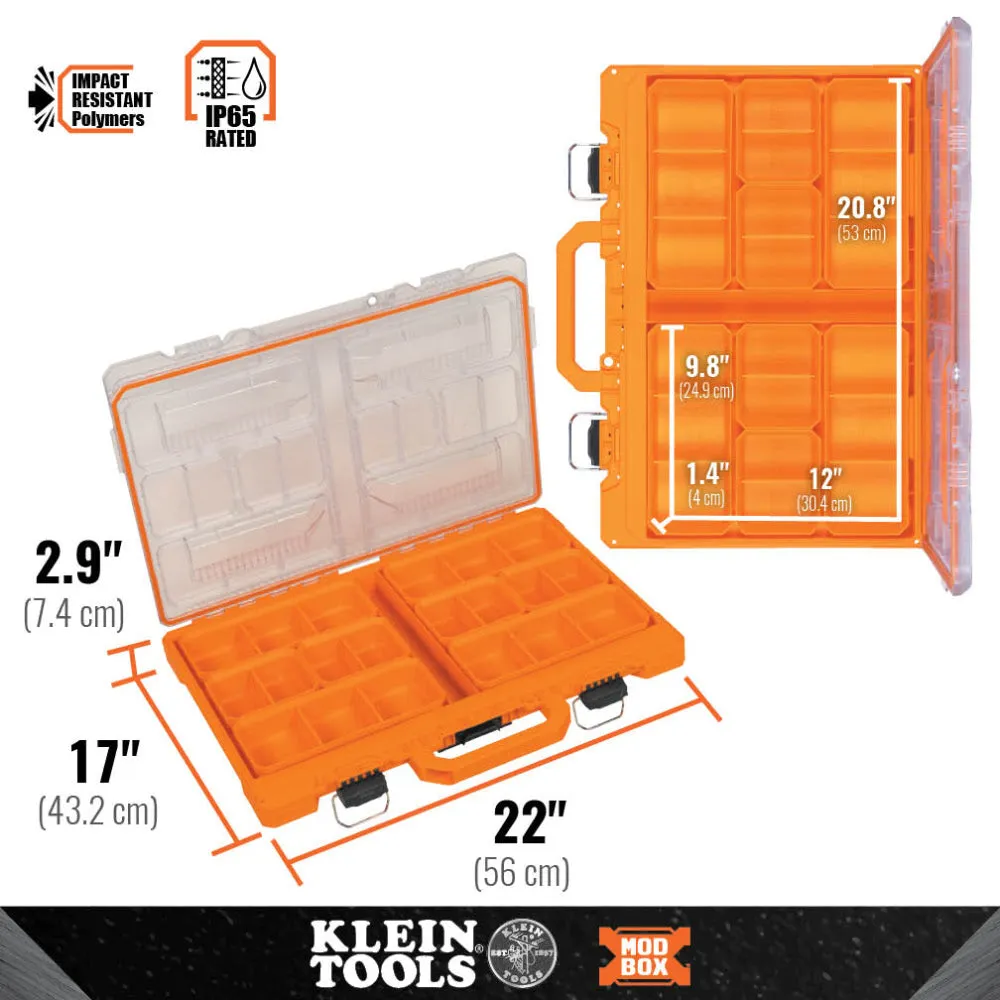 Klein 54807MB MODbox Short Component Box, Full Width