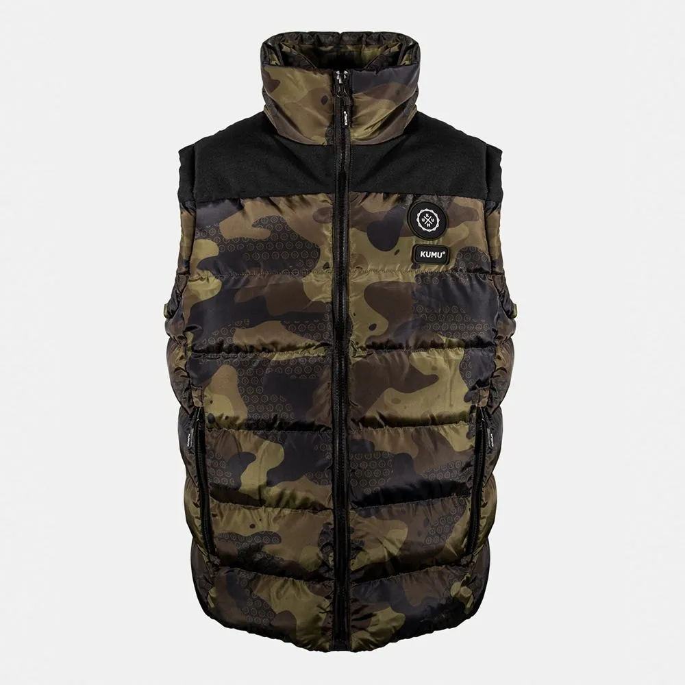 KUMU DECEPTION GILET KHAKI