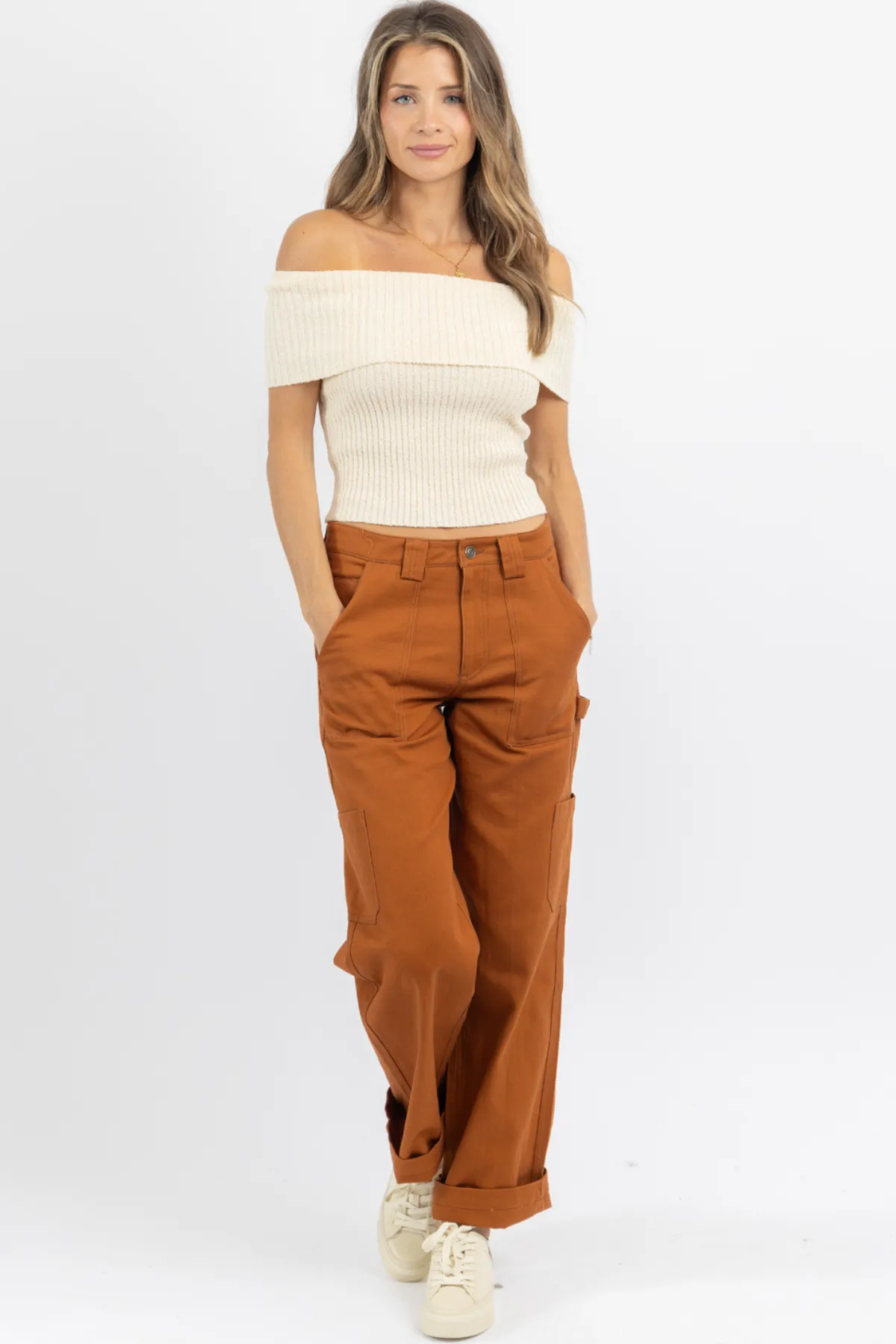 LANA BRICK CARGO PANT