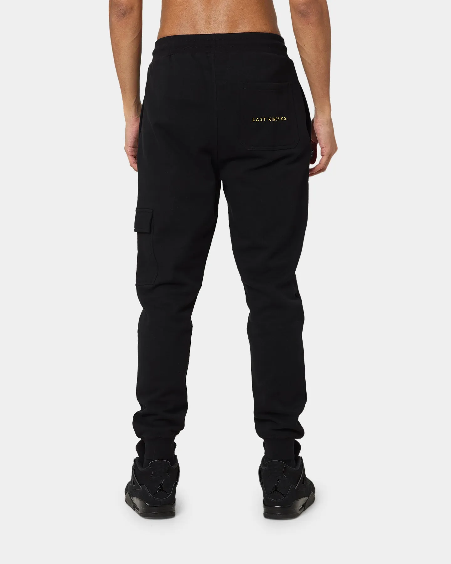 Last Kings Cargo Track Pants Black